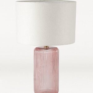 Pink Glass Lamp